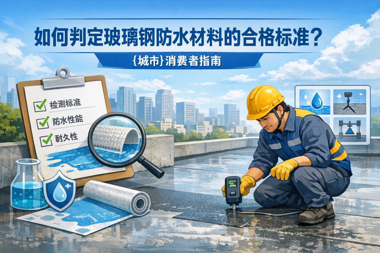 如何判定玻璃钢防水材料的合格标准？ 泸州 消费者指南