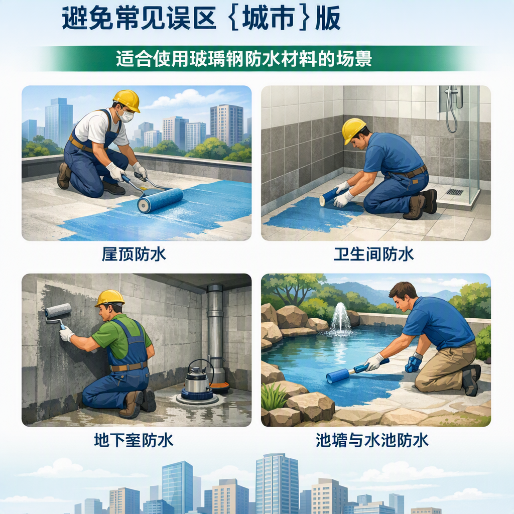 玻璃钢防水材料施工注意事项，避免常见误区 泸州 版