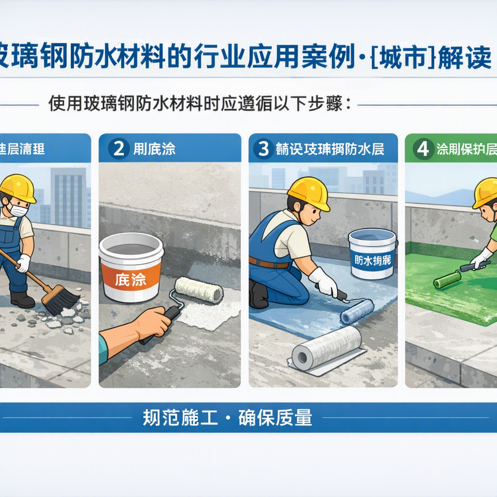 玻璃钢防水材料的行业应用案例，泸州解读
