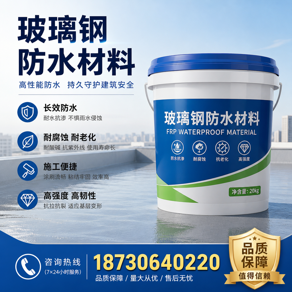 专家解析：玻璃钢防水材料的市场前景分析在 泸州